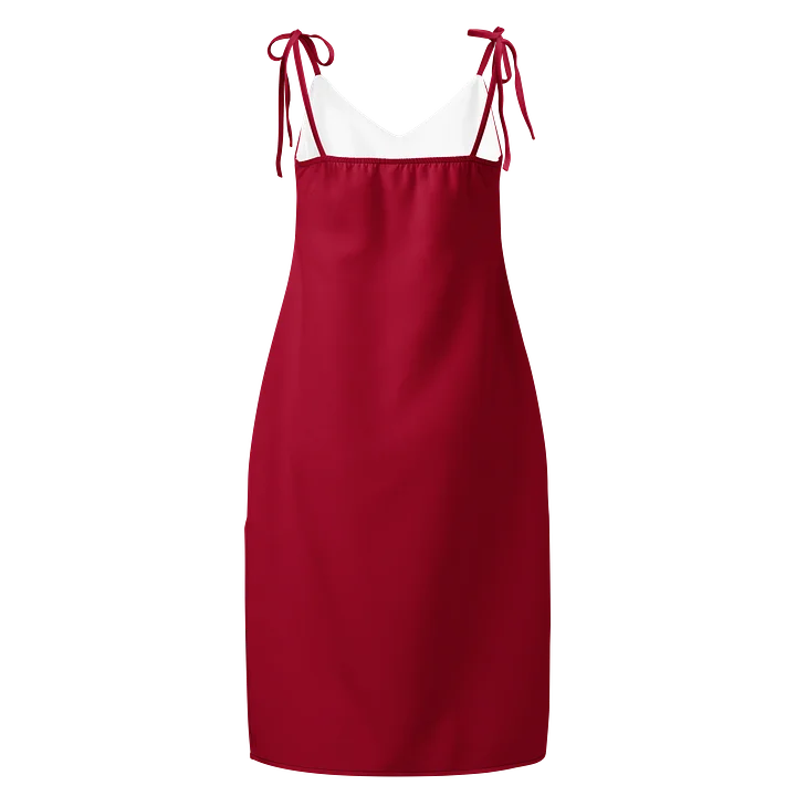 Crimson Ease Tie-Strap Midi Dress product image (2)
