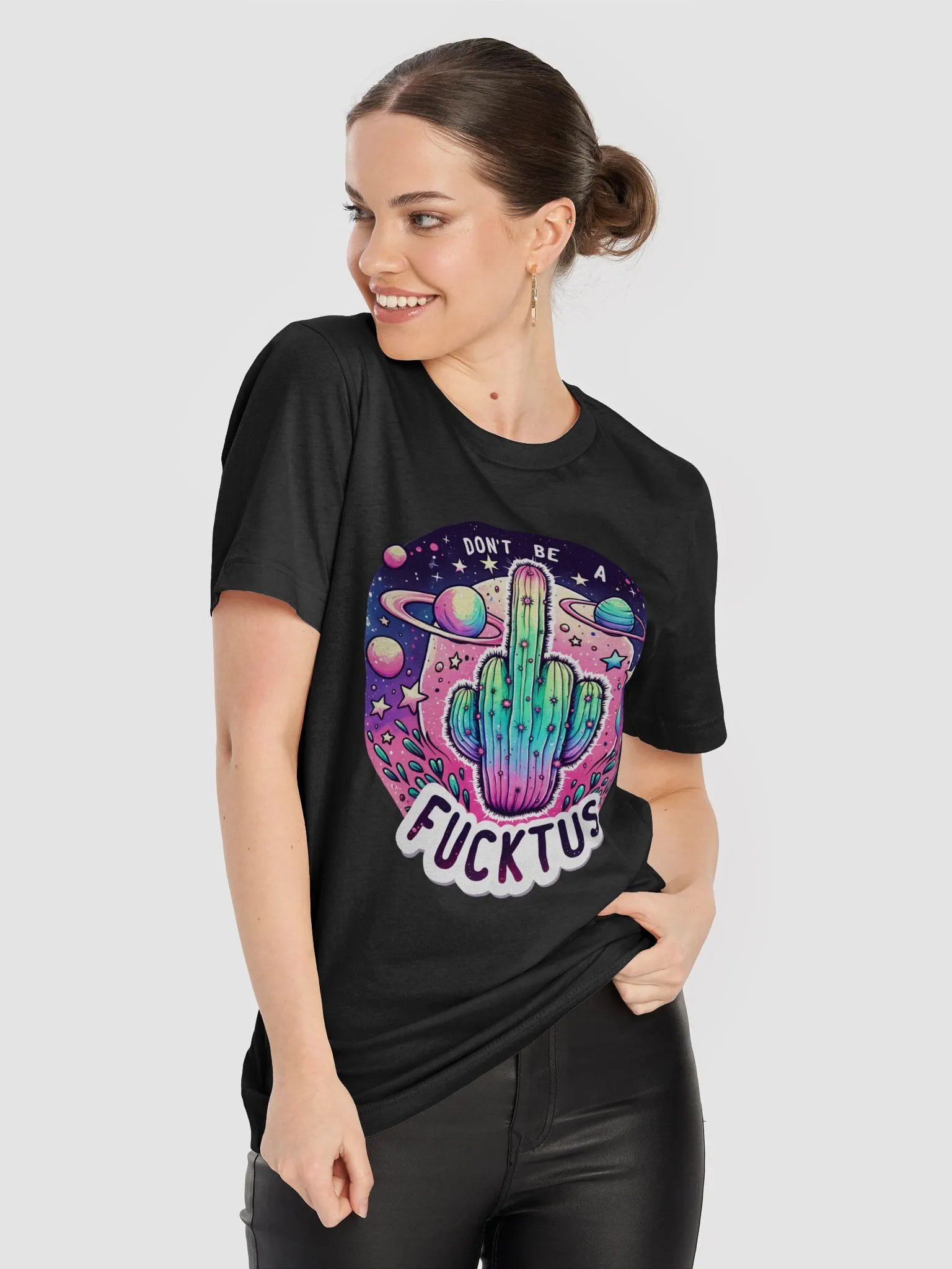 Spacey Cactus Graphic Tee product image (8)