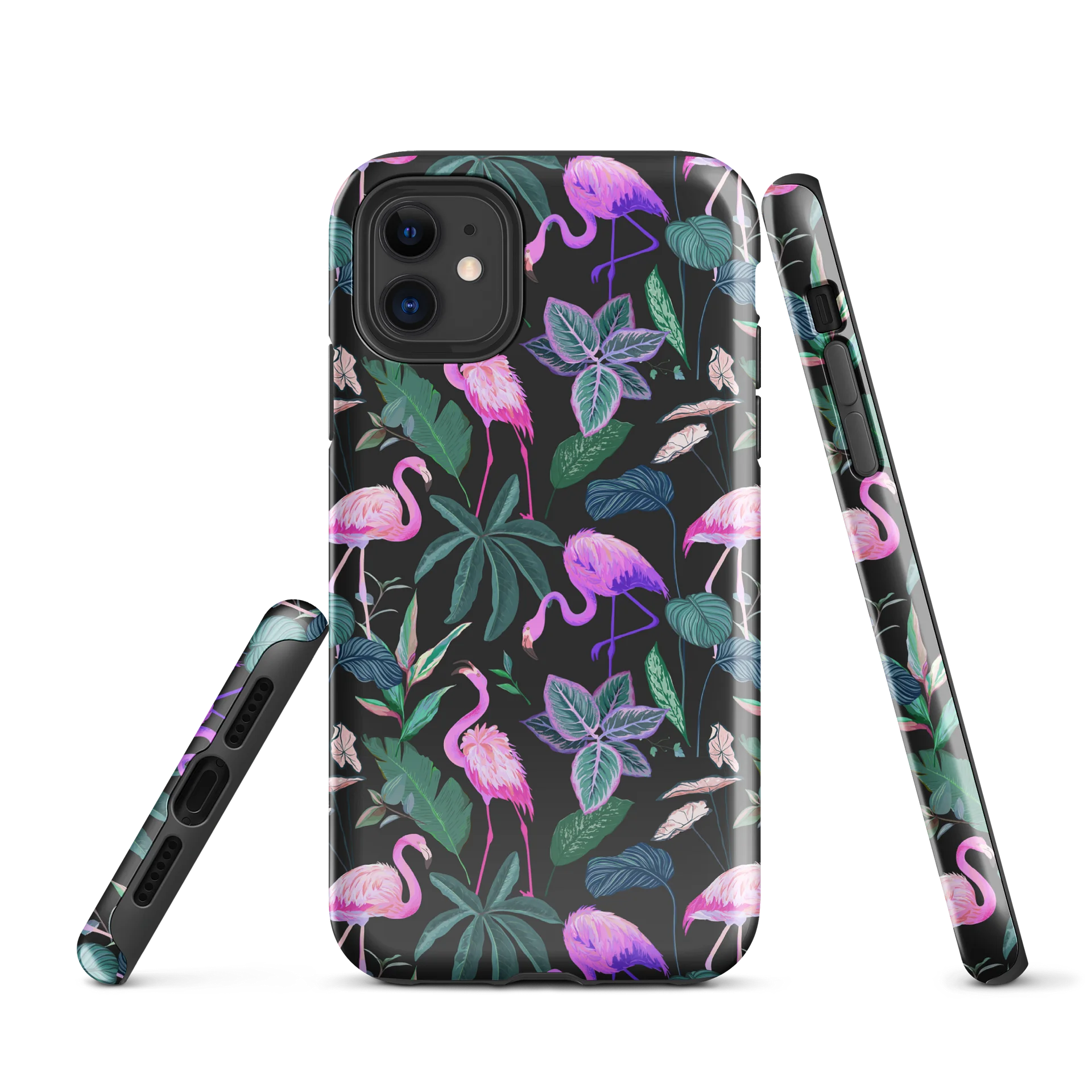 Tropical Flamingo Paradise iPhone Tough Case product image (1)