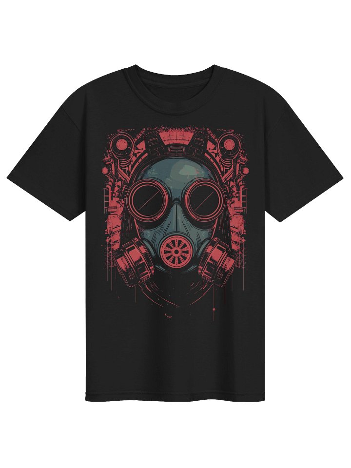 Red Reactor Gas Mask Heavyweight T-Shirt product image (1)