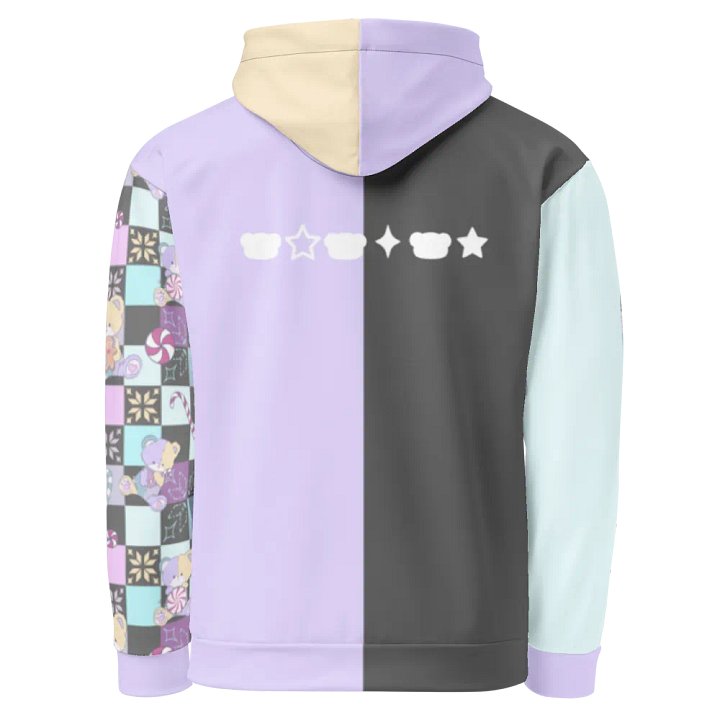 Christmas Sweets Bear Fun and Colourful checkerboard hodie product image (2)