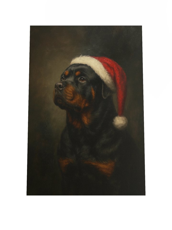 Santa Rottweiler Poster product image (3)