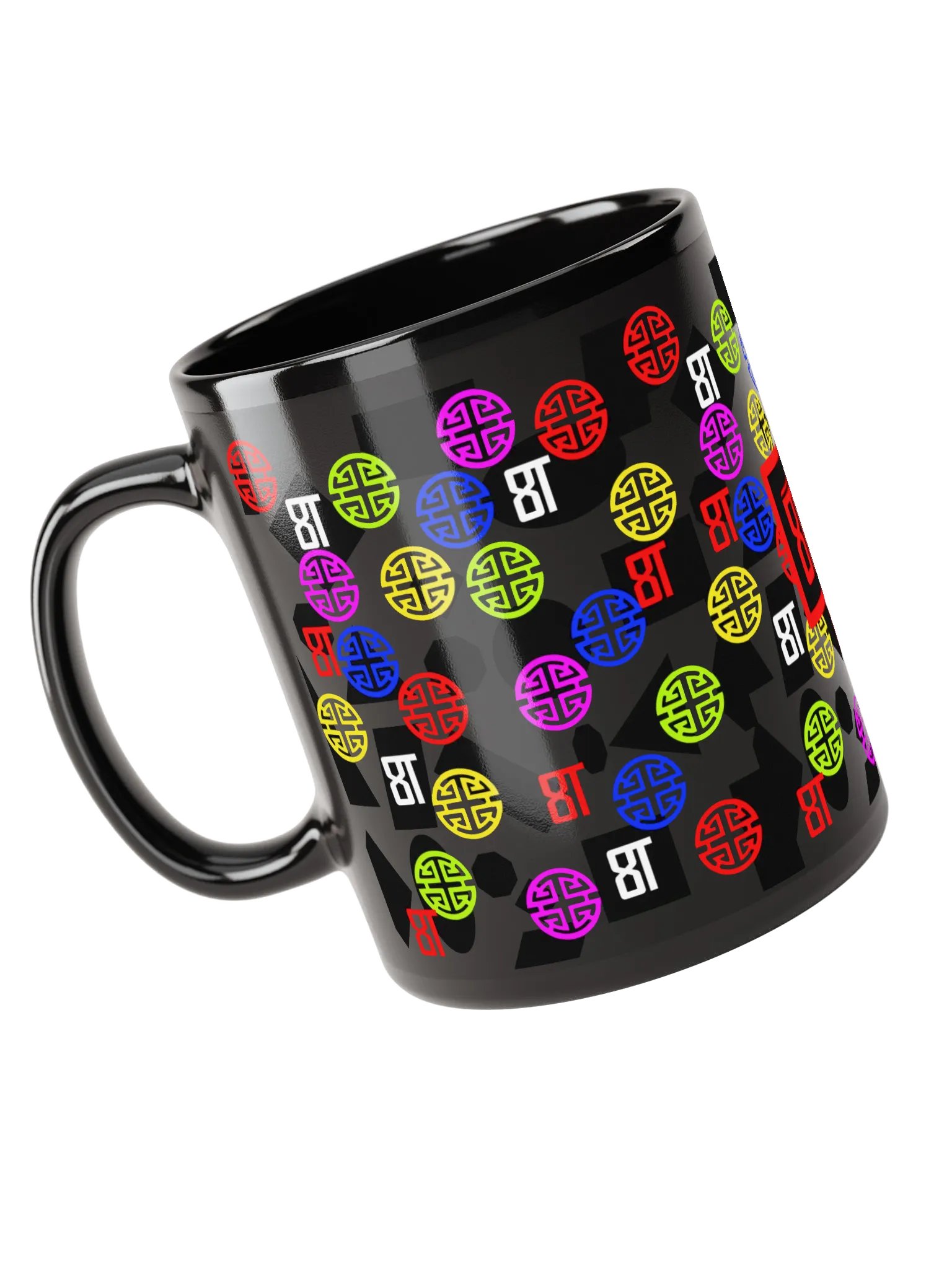 8T Sips Minimal Black Glossy Mug product image (3)