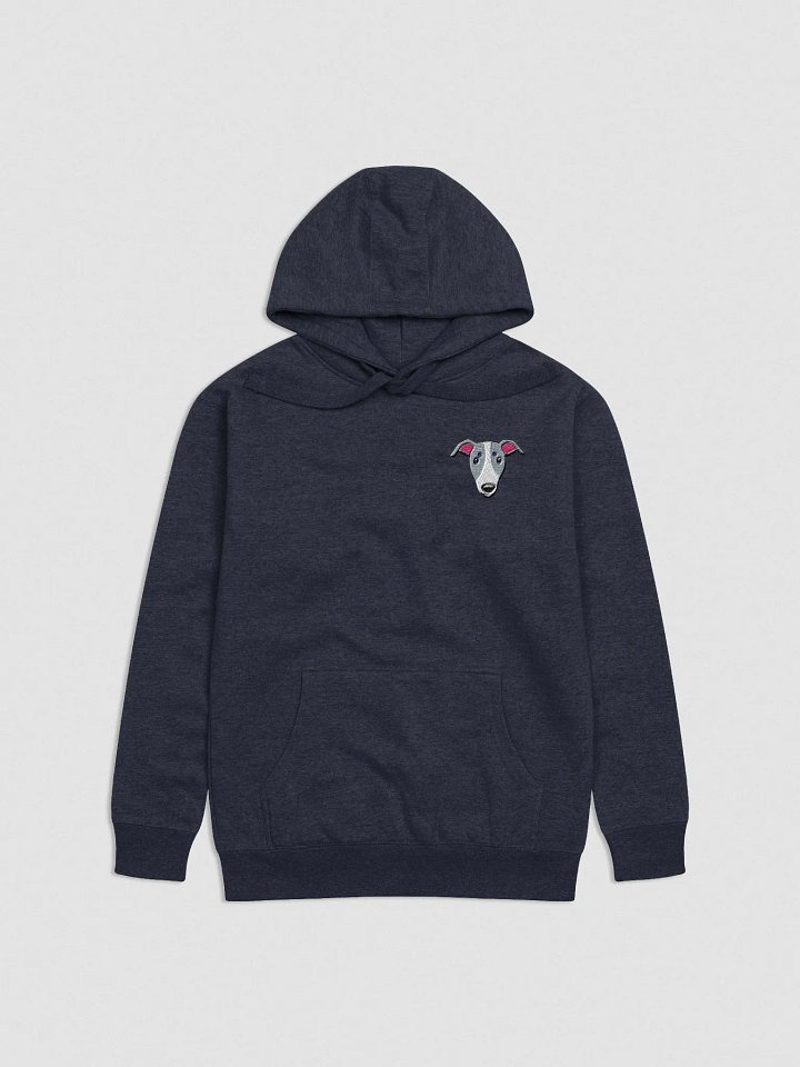 Stylized Whippet Dog Face Premium Hoodie product image (1)