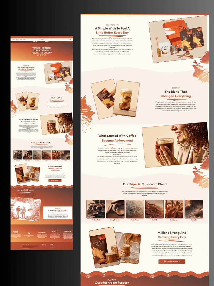 CRO Optimized Brand Story Page Template | GemPages product image (1)