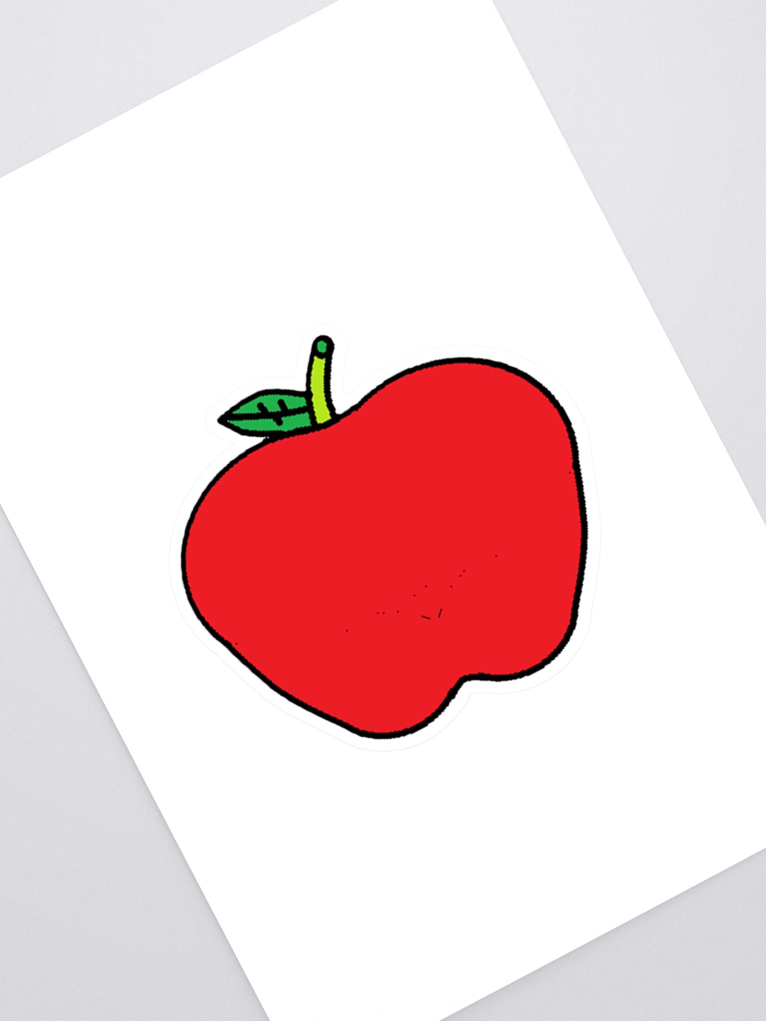 Fruity Fun Apple Kiss Cut Sticker Sheet product image (1)