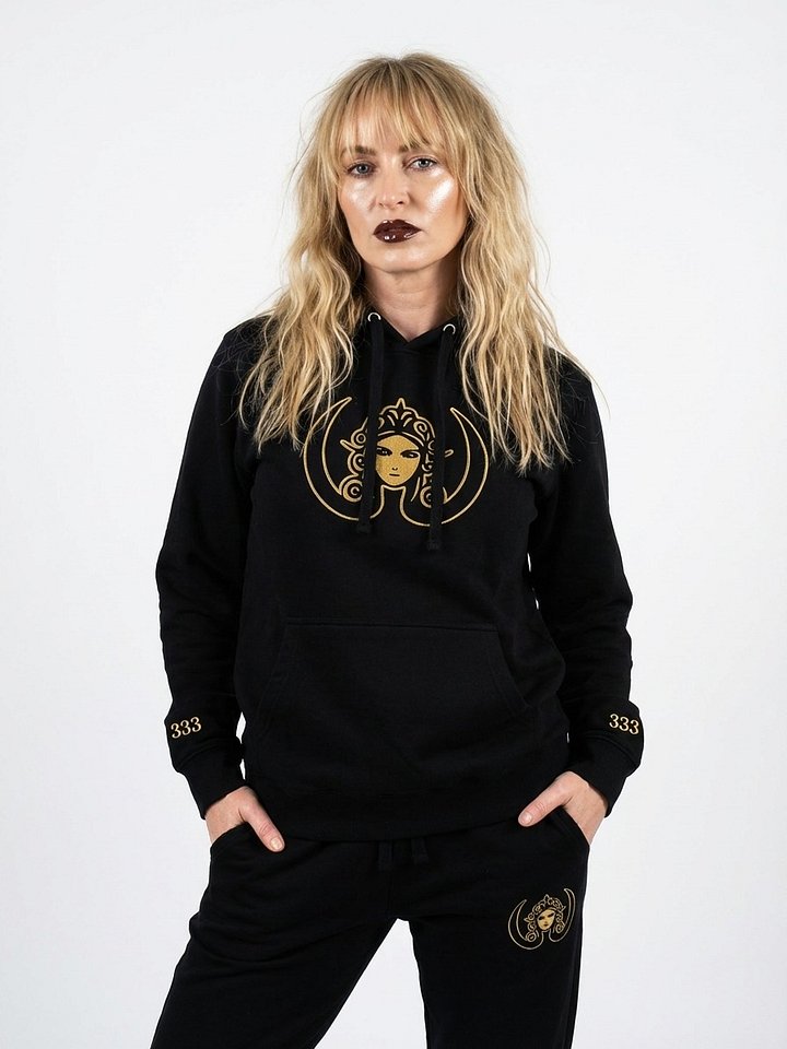 CIRCEMOON Divin Sacre Nombre 333 Hoodie, unisex, black product image (1)