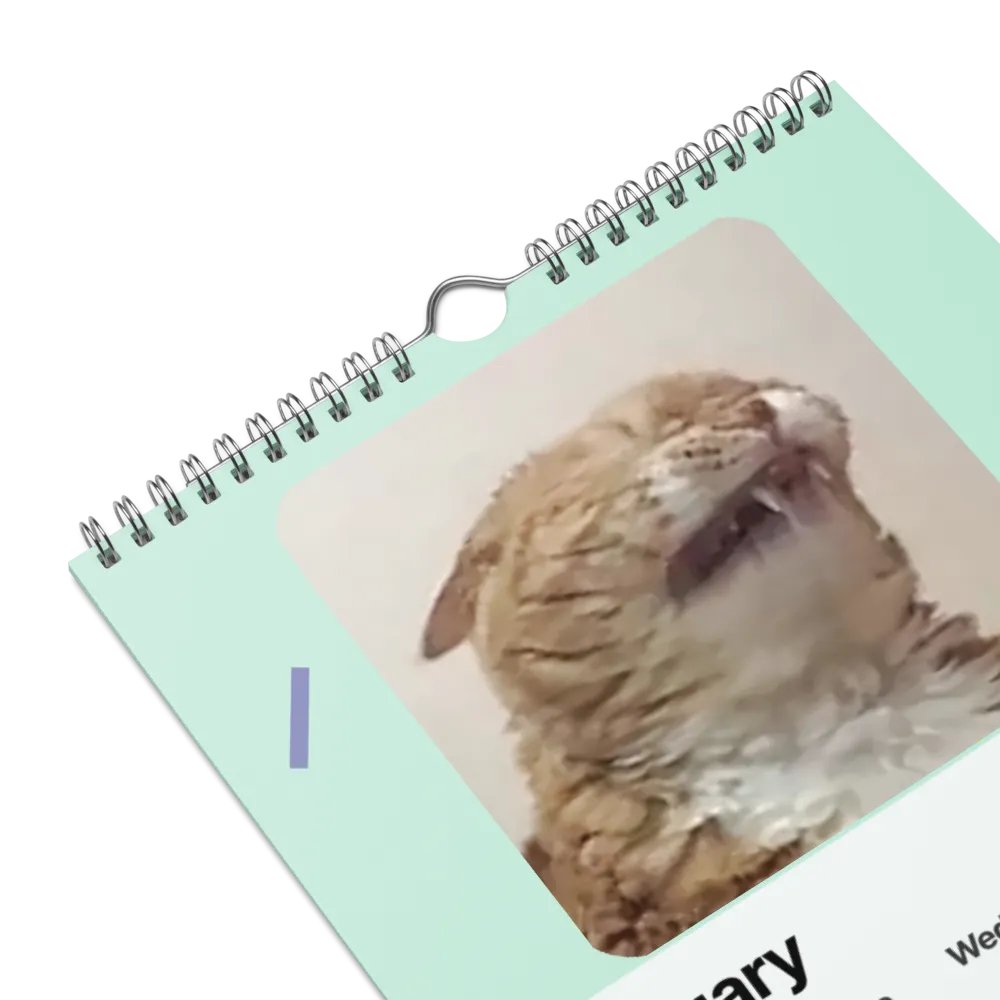 Wall Calendar (2024): Meme Cats product image (9)