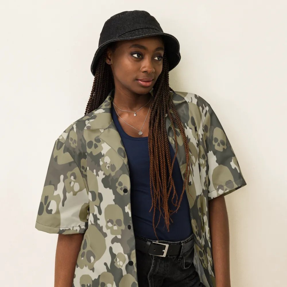 SKULL CAMO HAWAII SHIRT product image (6)