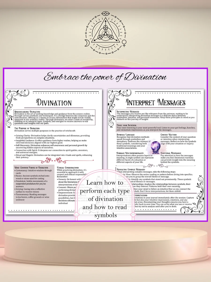 Divination Guide - Forgotten Portal to Intuitive Insight product image (6)