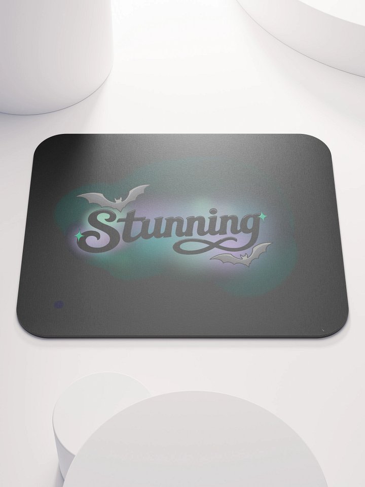 Stunning - Black - Black Mouse Pad product image (1)