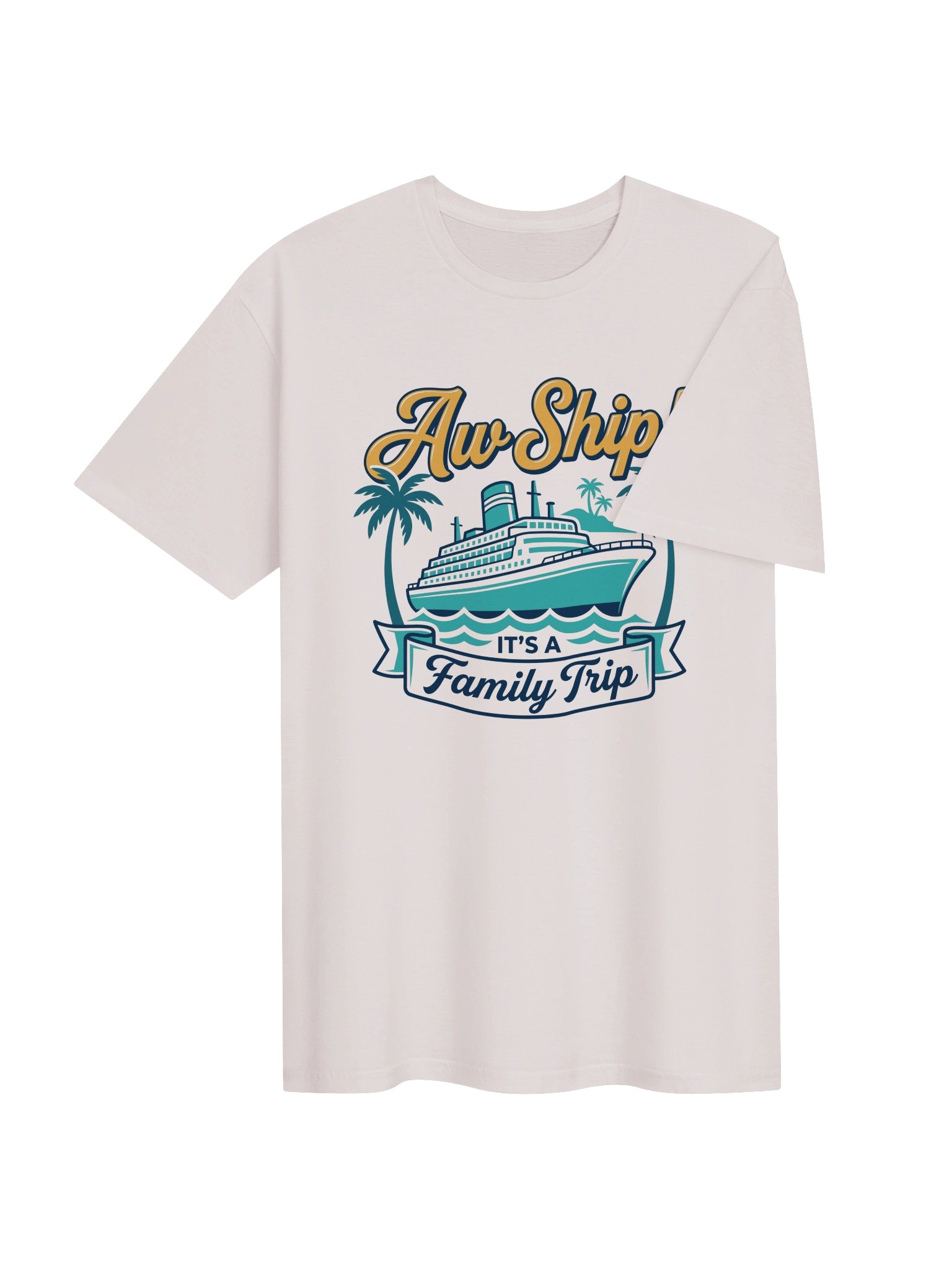 Aw Ship! It’s a Family Trip T-Shirt | Funny Family Cruise Vacation Tee 🌴 product image (4)