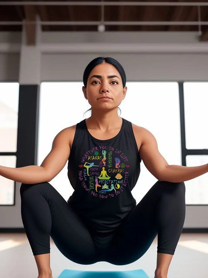 Yoga Meditation Trainer Chakra Asanas Yogi Class Tanktop product image (2)