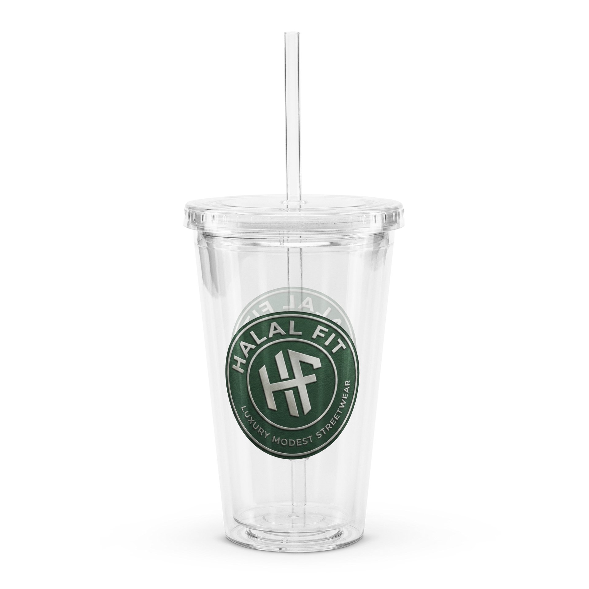 Halal Fit - Double Wall Clear Plastic Tumbler product image (3)