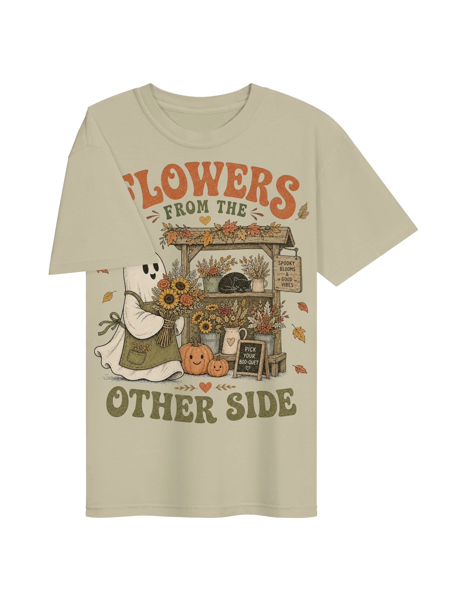 Flowers From the Other Side Spooky Blooms Tee product image (183)