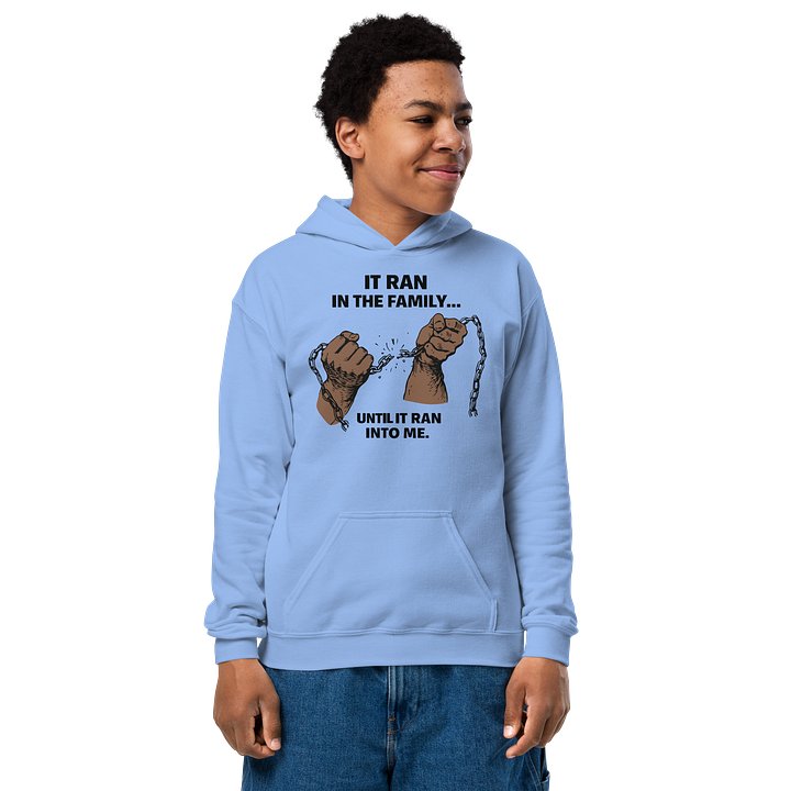 It Ran Into Me Hoodie for Kids From The Generational Shift Collection. Redefining Legacy product image (1)