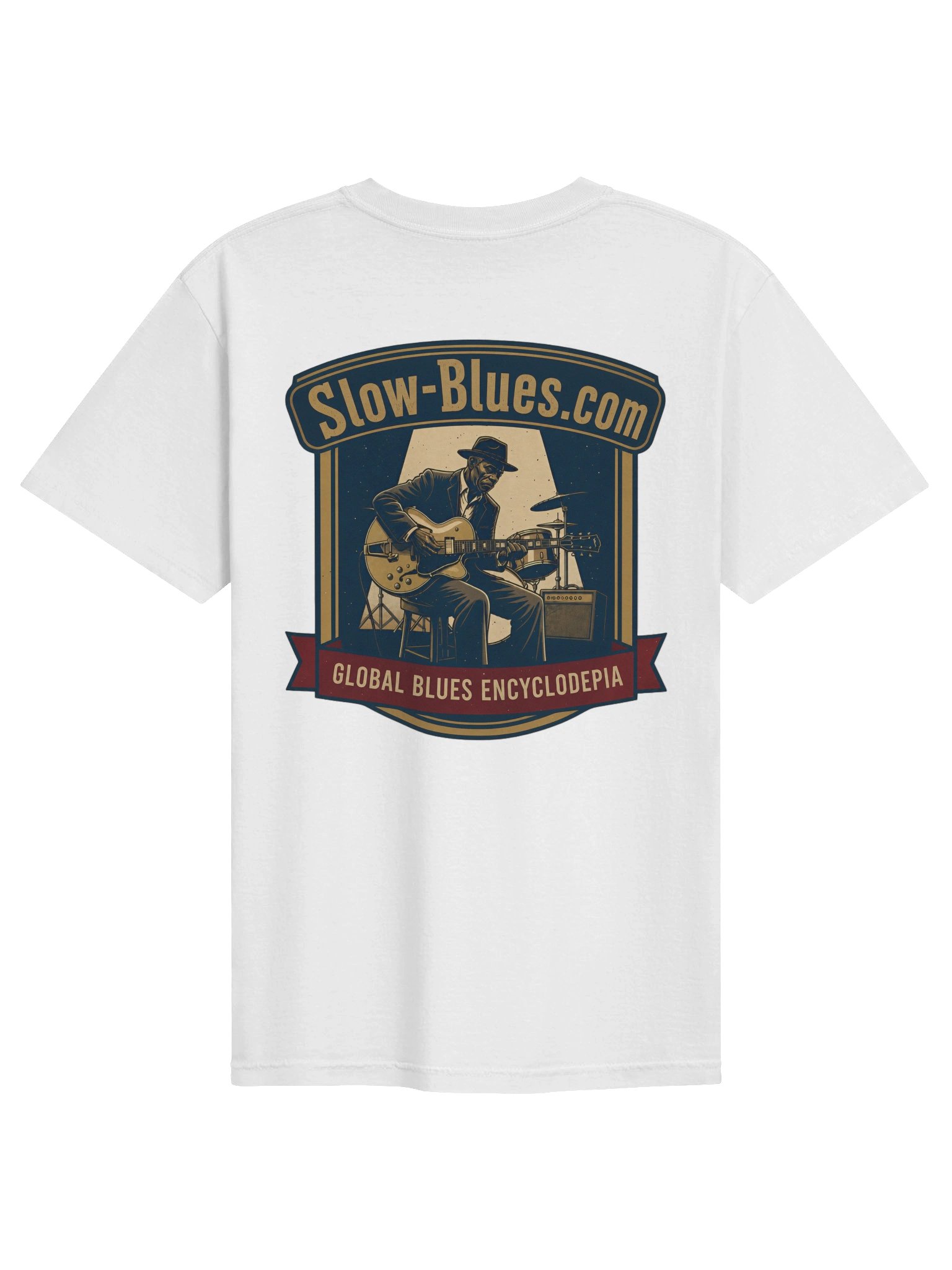 Slow Blues Vintage Logo Heavyweight Tee product image (2)