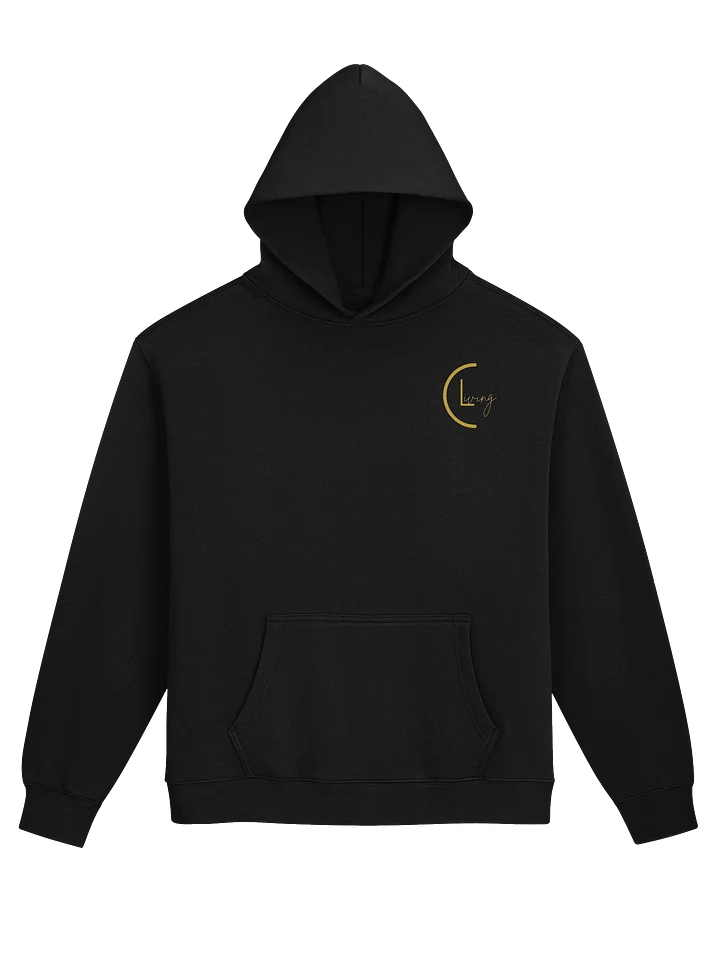 Clean Living Gold Logo Relaxed Hoodie product image (1)