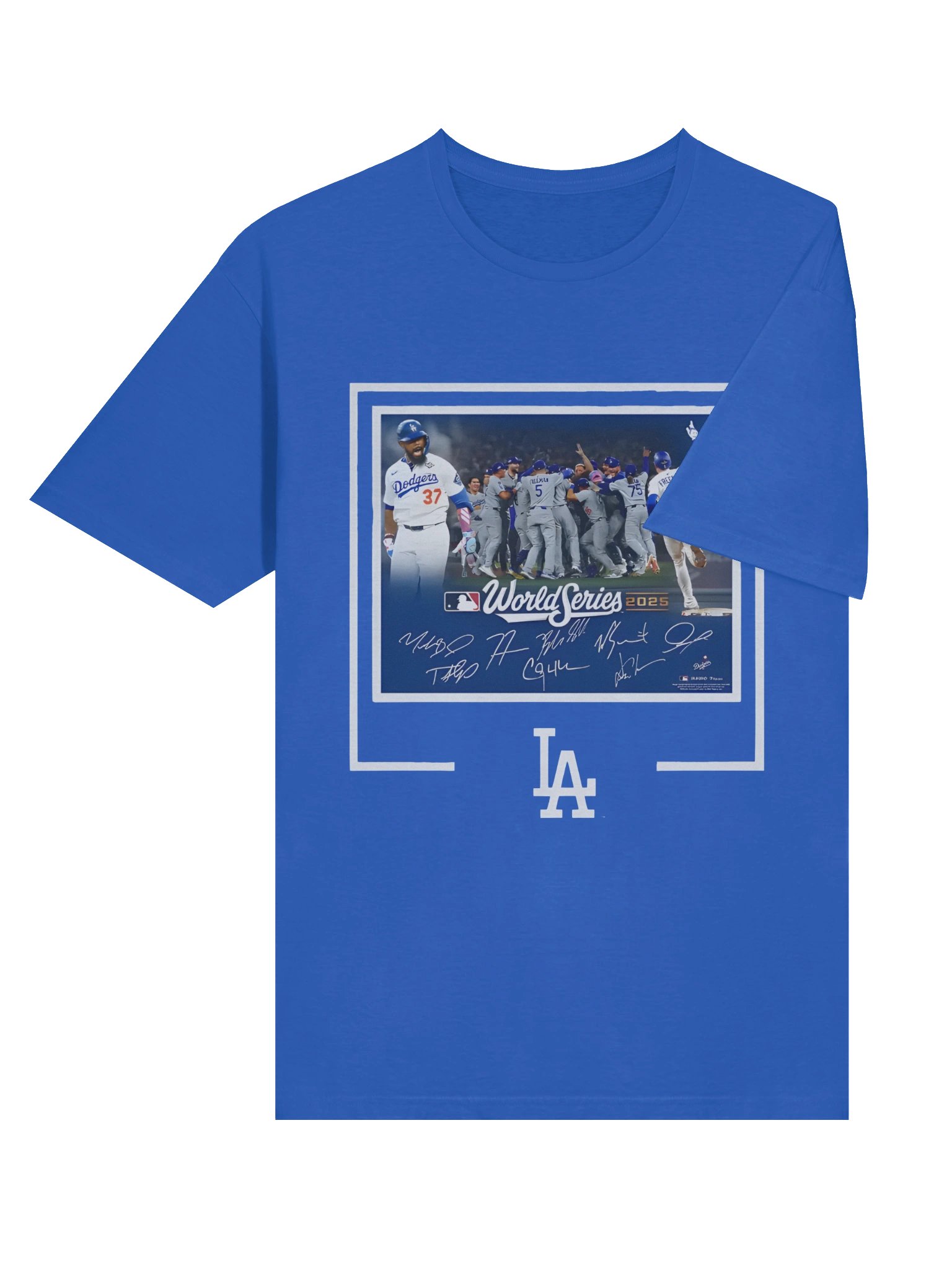 Dodgers Autographed World Series Signatures Shirt product image (11)