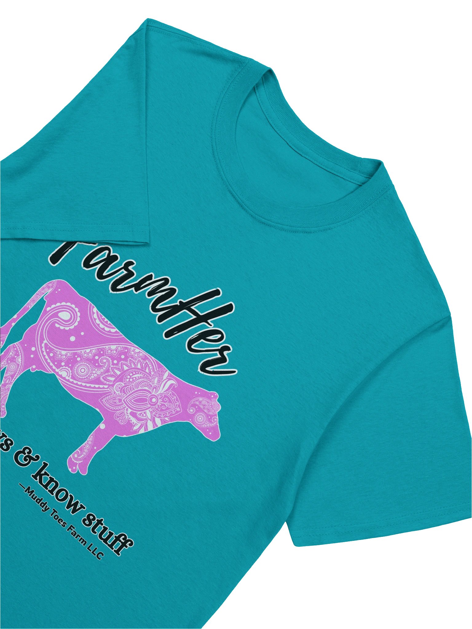 FarmHer Paisley Cow T-Shirt (Women's) product image (2)