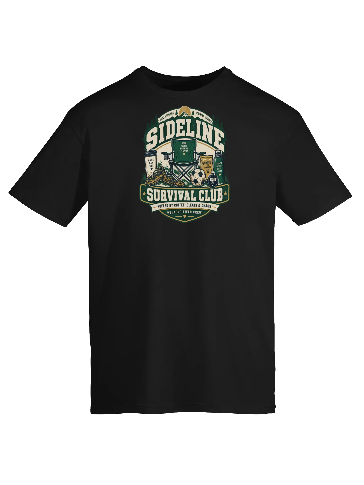 Sideline Survival Club Soccer Tee product image (36)