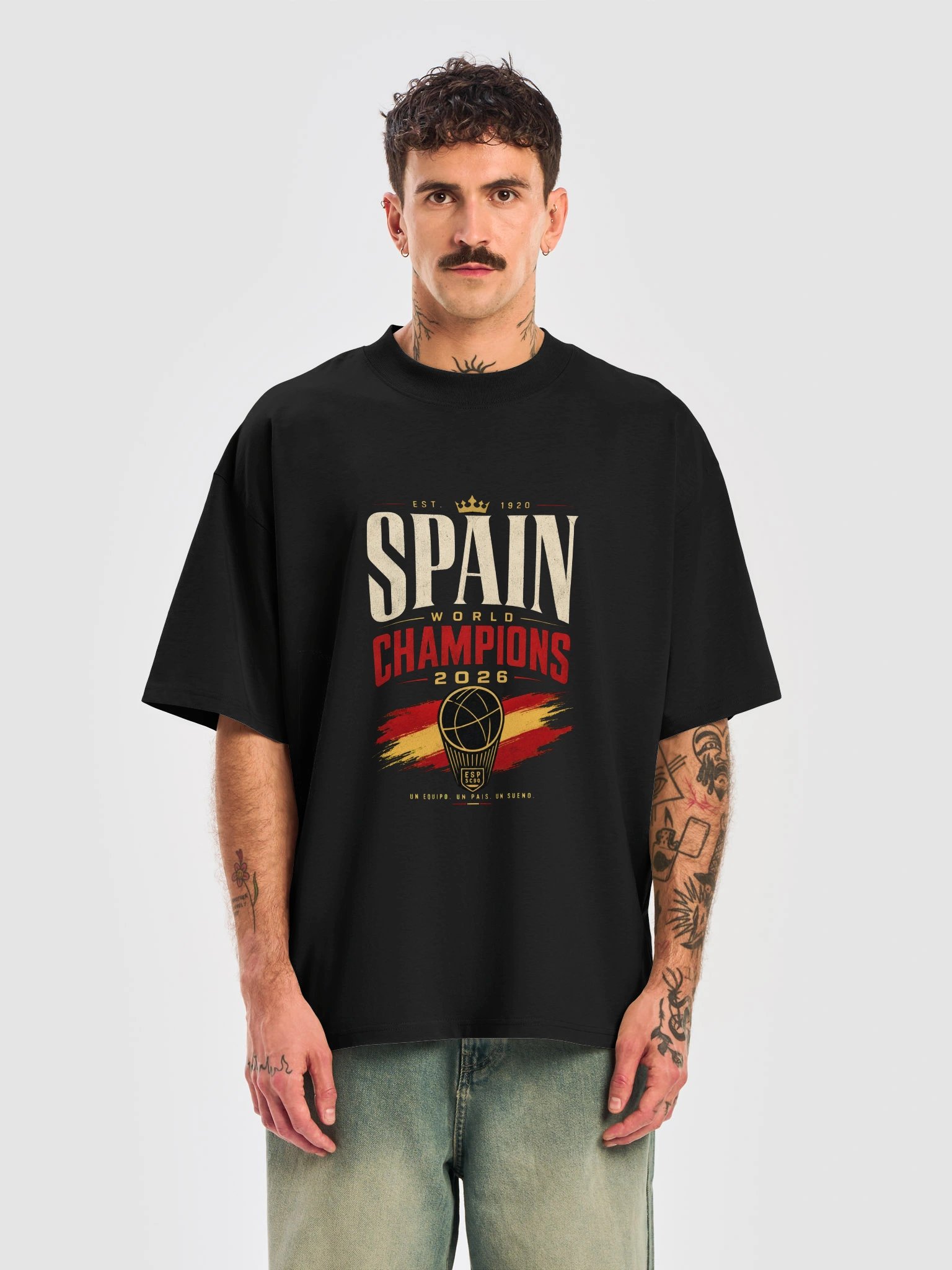 Spain Football World Champions 2026 Fan Celebration Shirt product image (101)