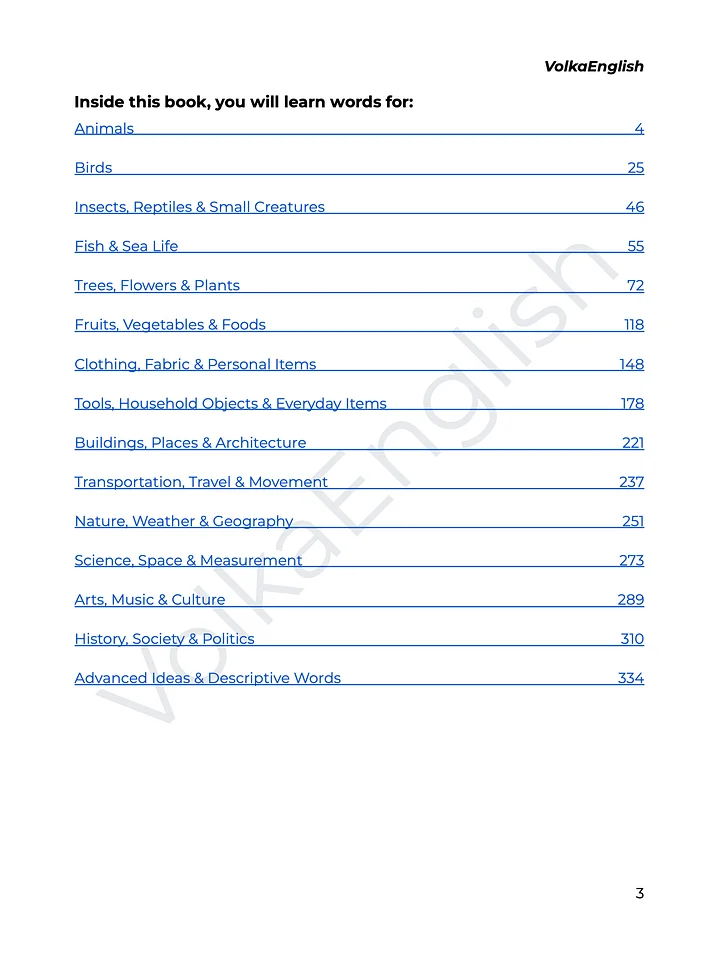 NEW! 2000 Intermediate to Advanced English Vocabulary Textbook (398 pages) product image (2)