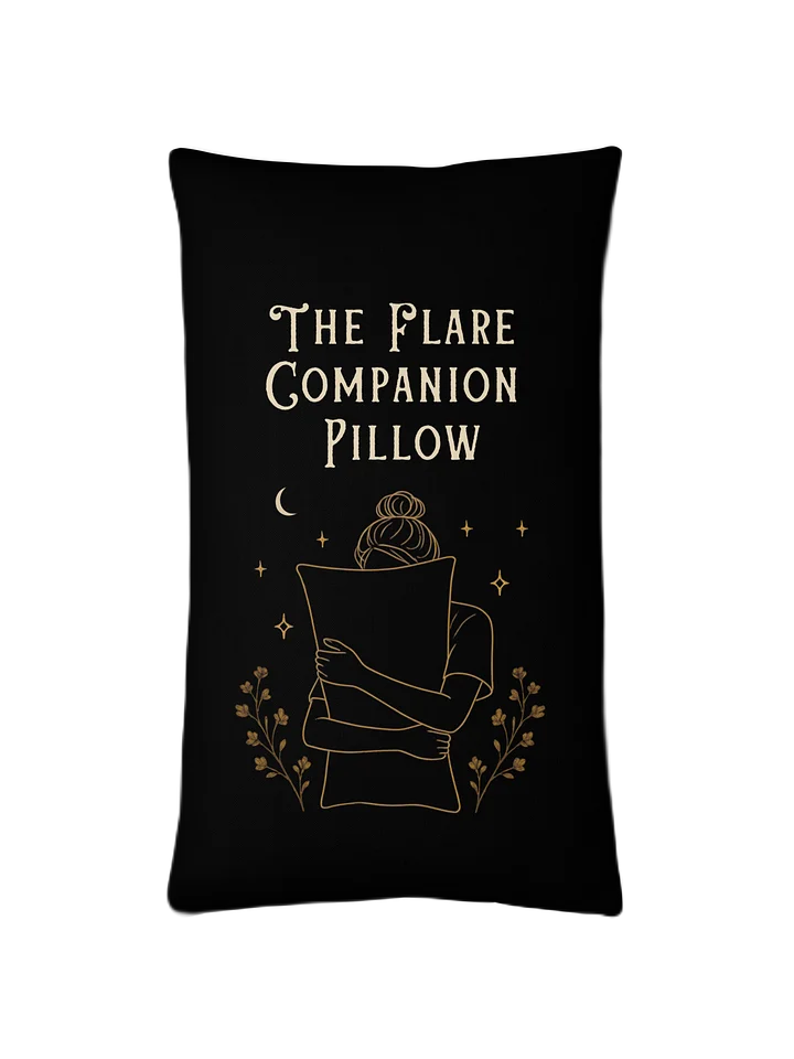 The Flare Companion Pillow | Gothic Chronic Illness Support Pillow product image (1)