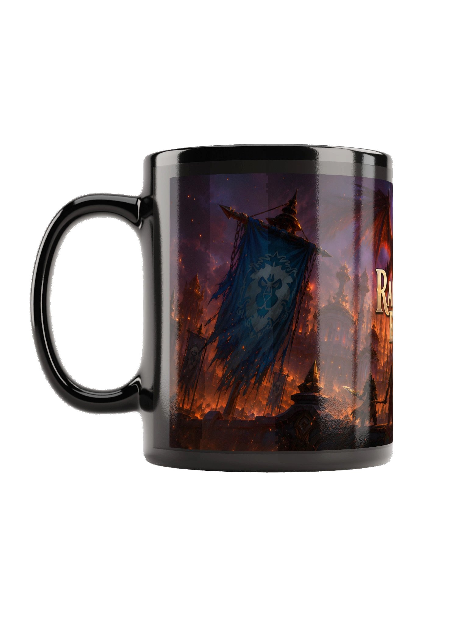 Raining Embers Black Glossy Mug product image (2)
