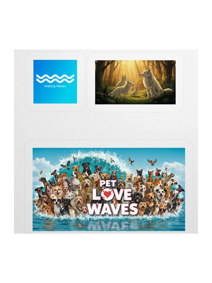Wild Waves Sticker Pack product image (3)