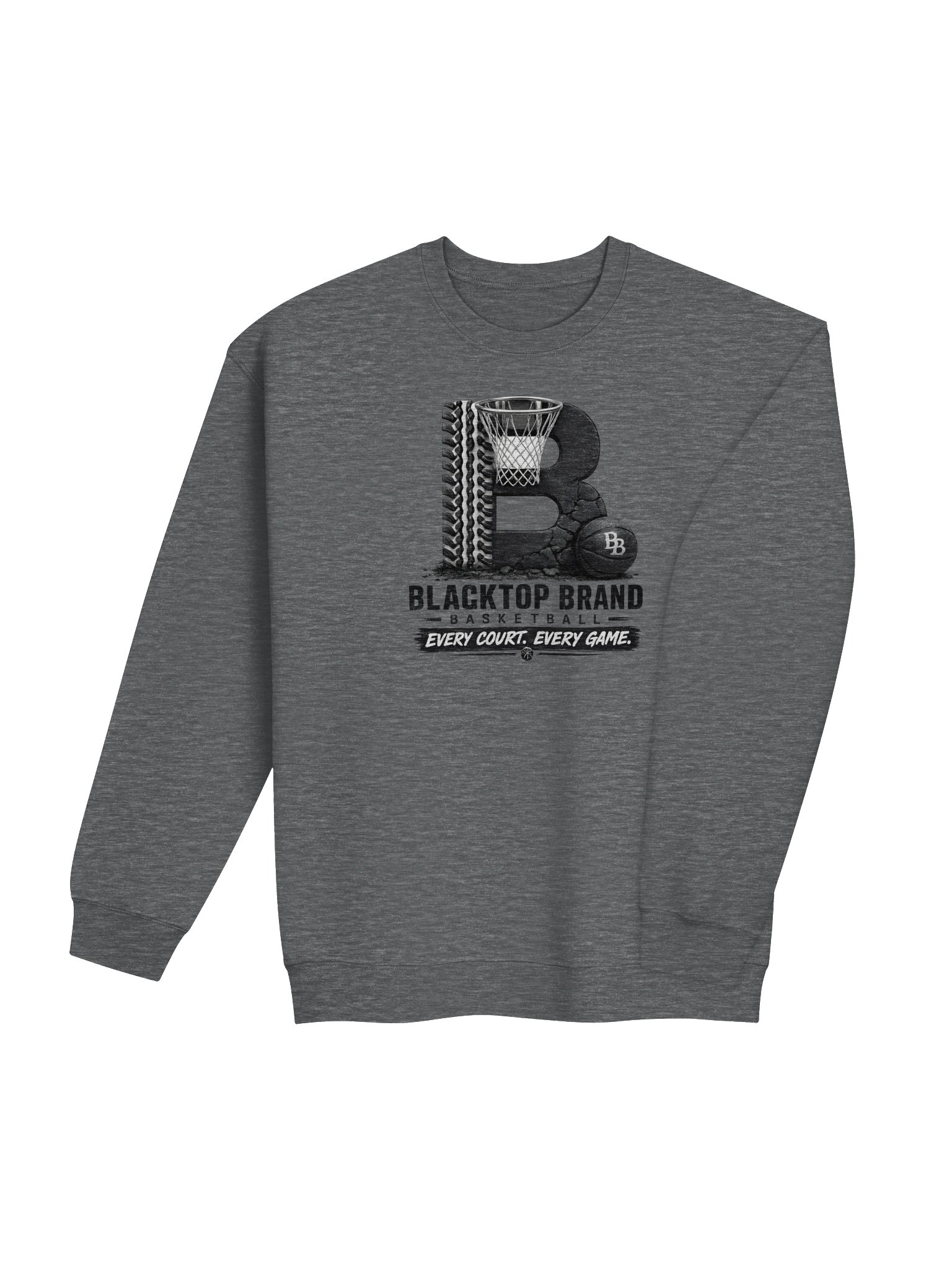 Blacktop Brand Basketball Crewneck product image (4)