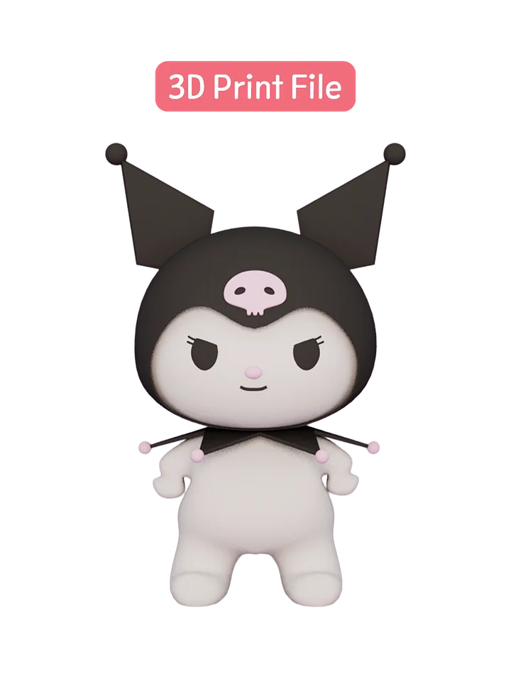 [3d print file] Kuromi product image (1)