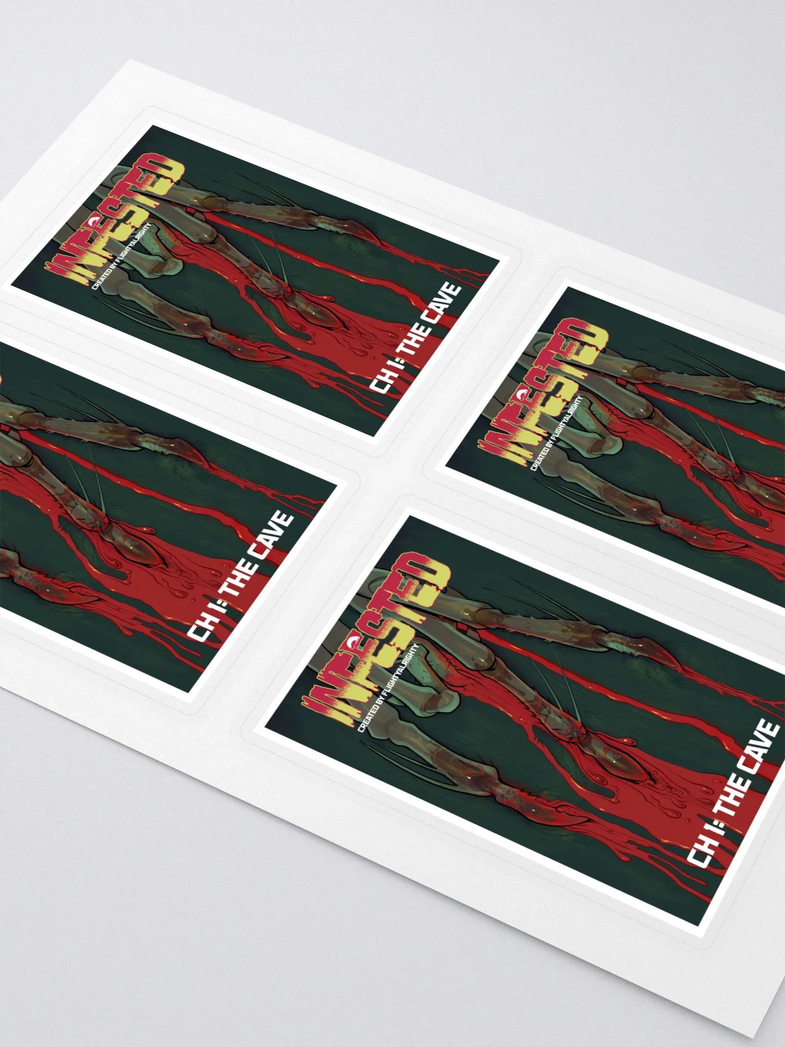 Infested Chapter 1 Alt Cover Sticker Sheet product image (2)