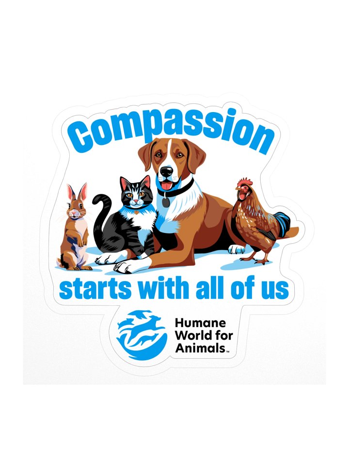 Compassion starts with all of us - Sticker product image (2)