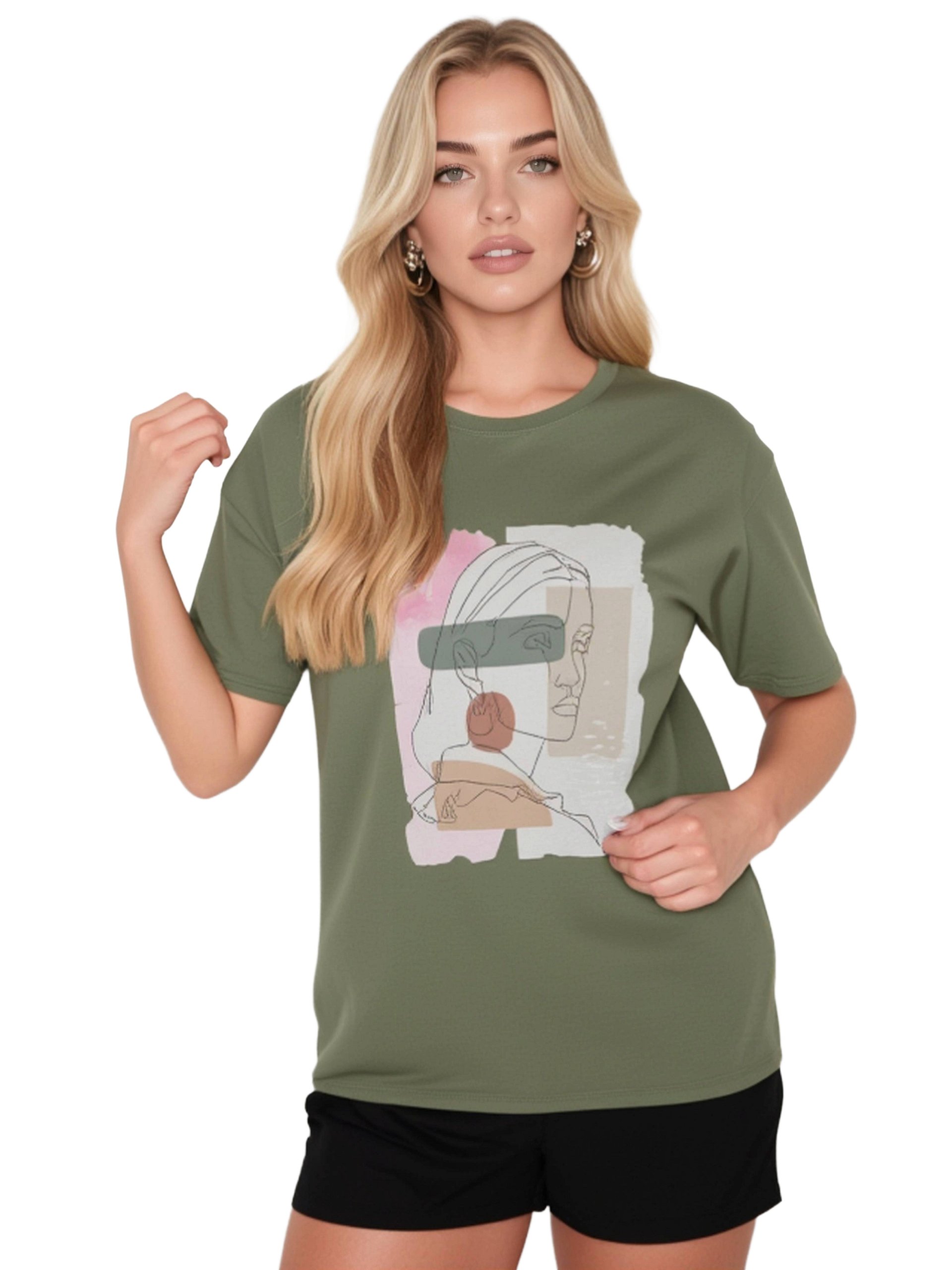 Abstract Profile Women's T-Shirt product image (5)