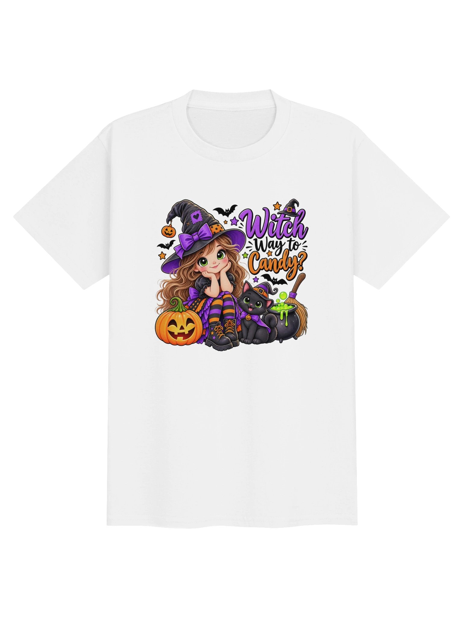 Witch Way to Candy Kids Tee product image (1)