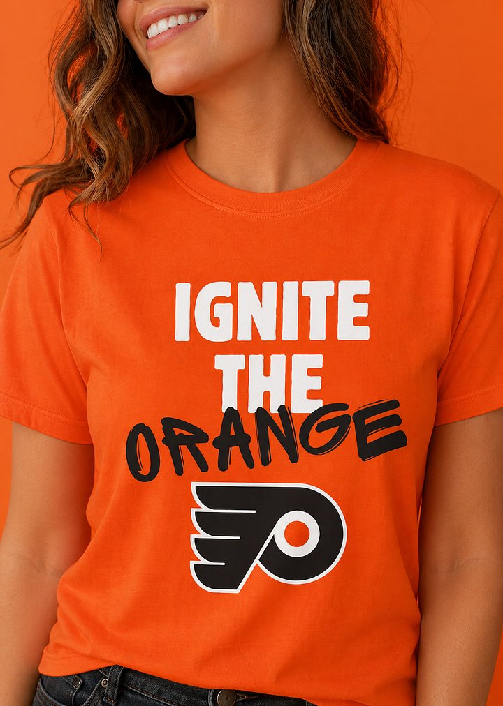 Philadelphia Flyers "Ignite The Orange" T-Shirt | 2026 NHL Playoffs Fan Gear product image (1)