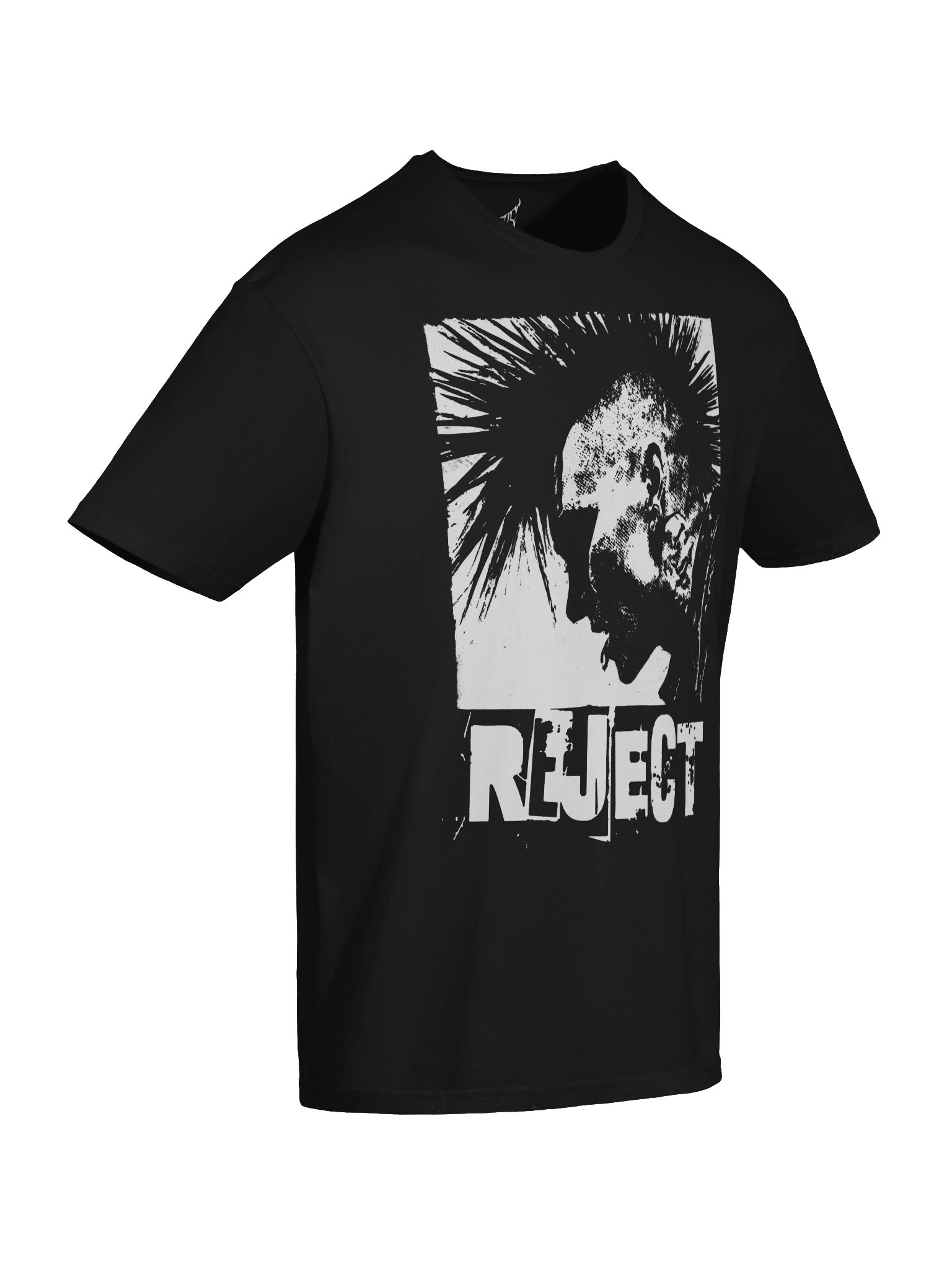 Reject Punk Graphic T-Shirt, Black Alternative Streetwear Punk Rock Tee product image (5)