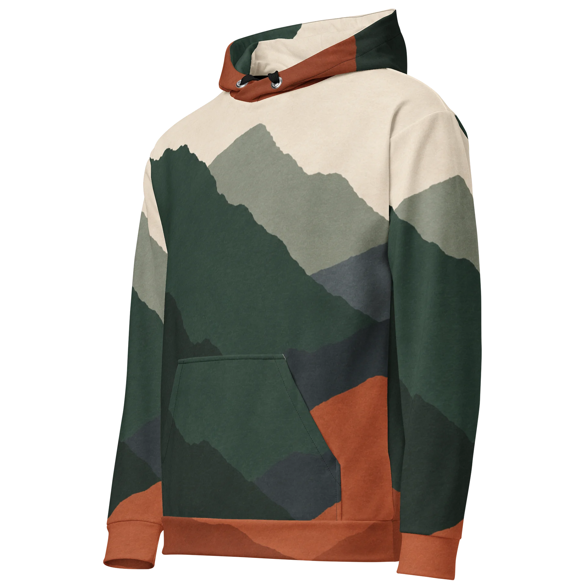 Mountain Blocks All-Over Hoodie product image (2)