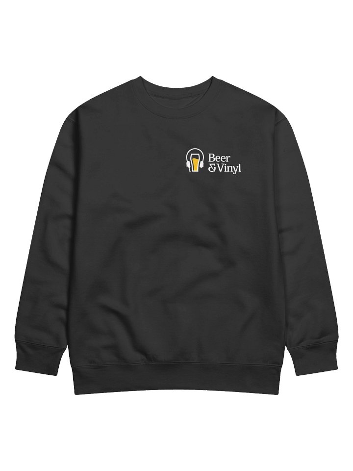 Beer & Vinyl Black Sweater product image (1)