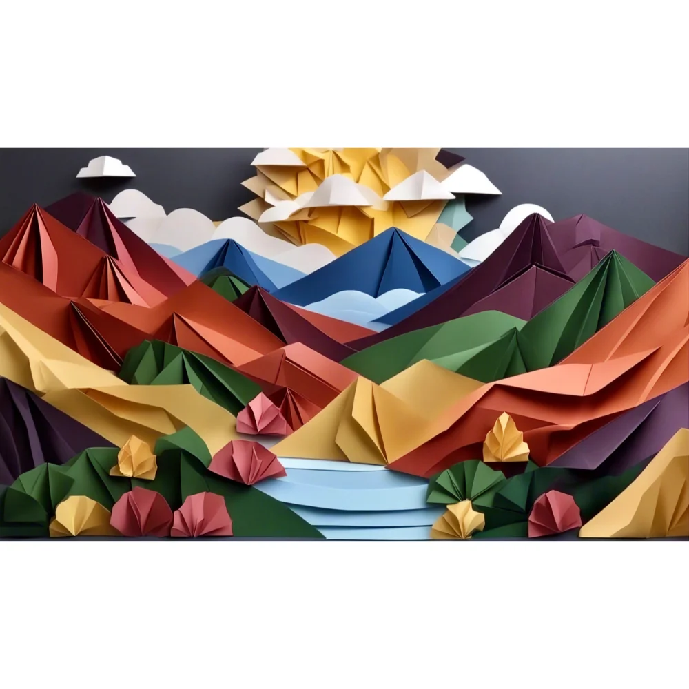 Origami Valley Wallpaper Pack product image (3)