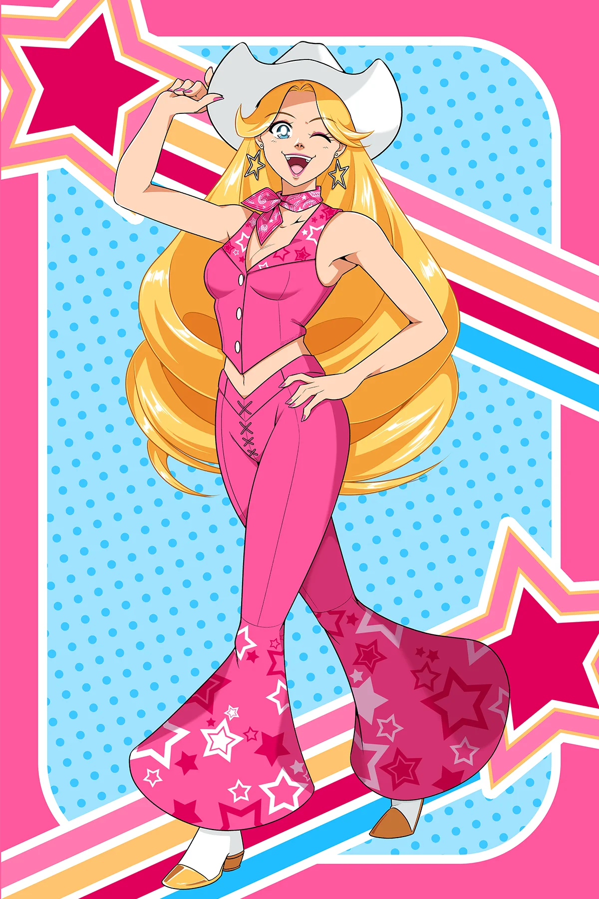 Cowgirl Barbie Mini Print product image (1)