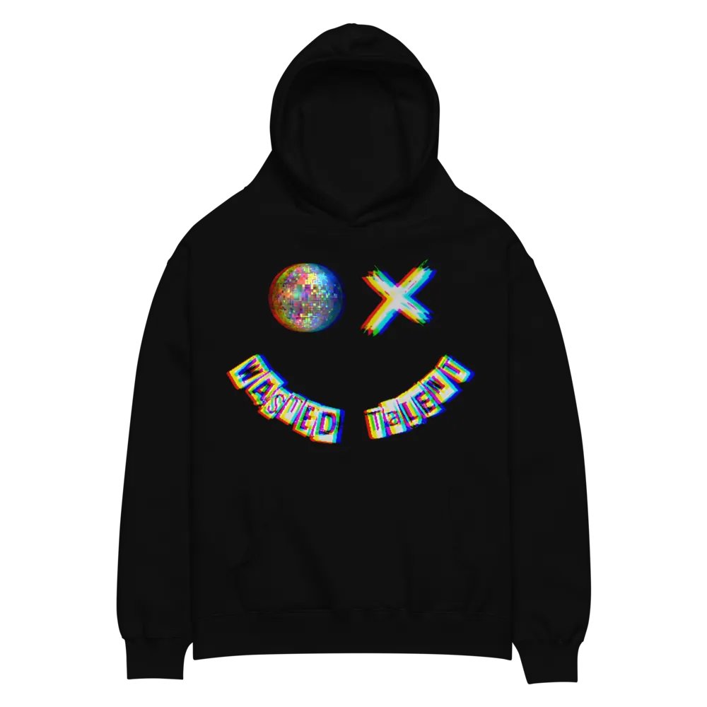 OG WASTED TALENT GLITCH SMILEY PREMIUM HOODIE product image (2)