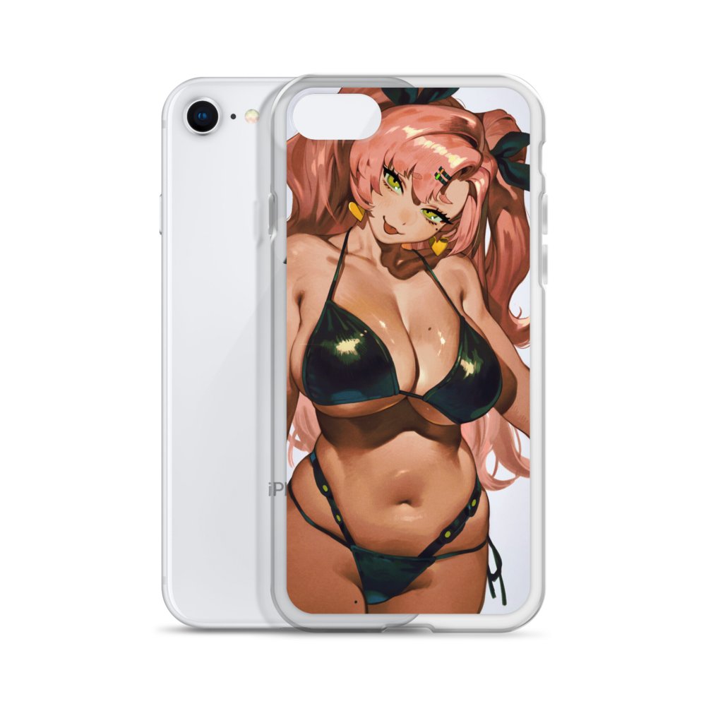 Pink Hair Girl Bikini iPhone Case product image (2)