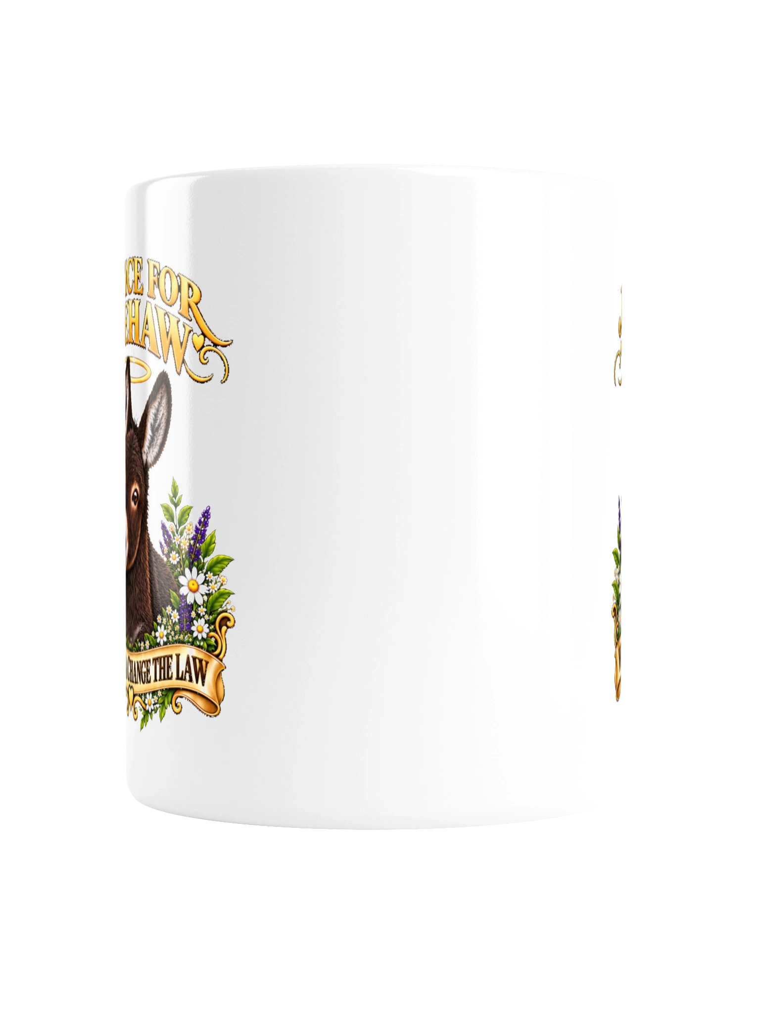 Justice For HeeHaw Floral Design Mug product image (2)