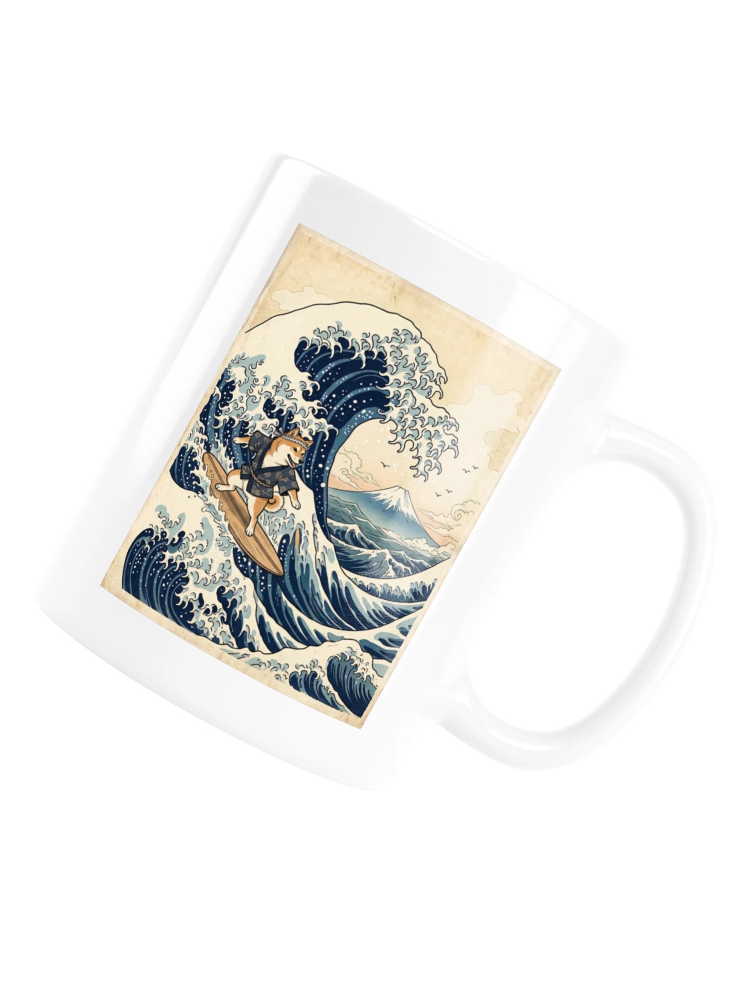 Great Wave Shiba Mug product image (6)