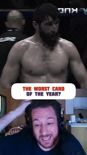 The Worst Card of 2026

Thinker voices his displeasure with UFC Fight Night: Ankalaev vs. Guskov (as both a fight and the car...