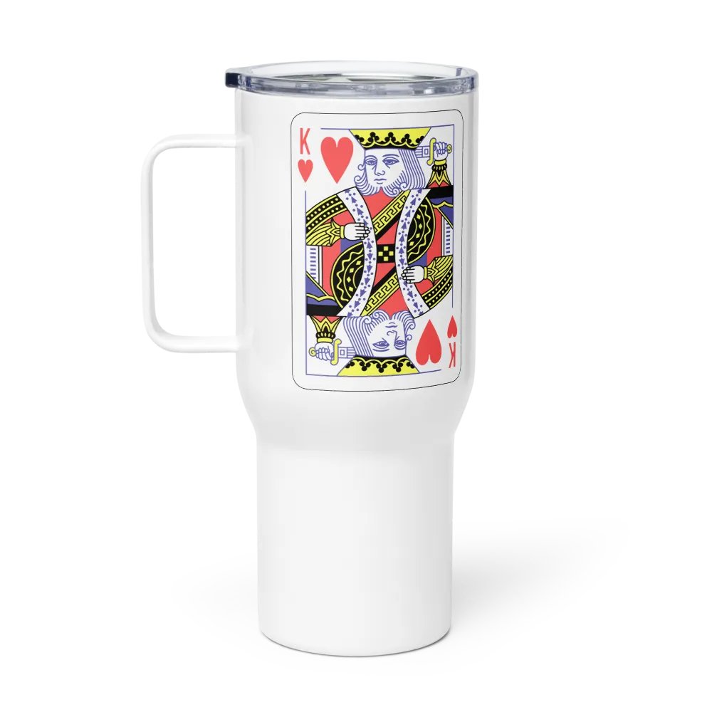 Regal King of Hearts Travel Mug product image (1)