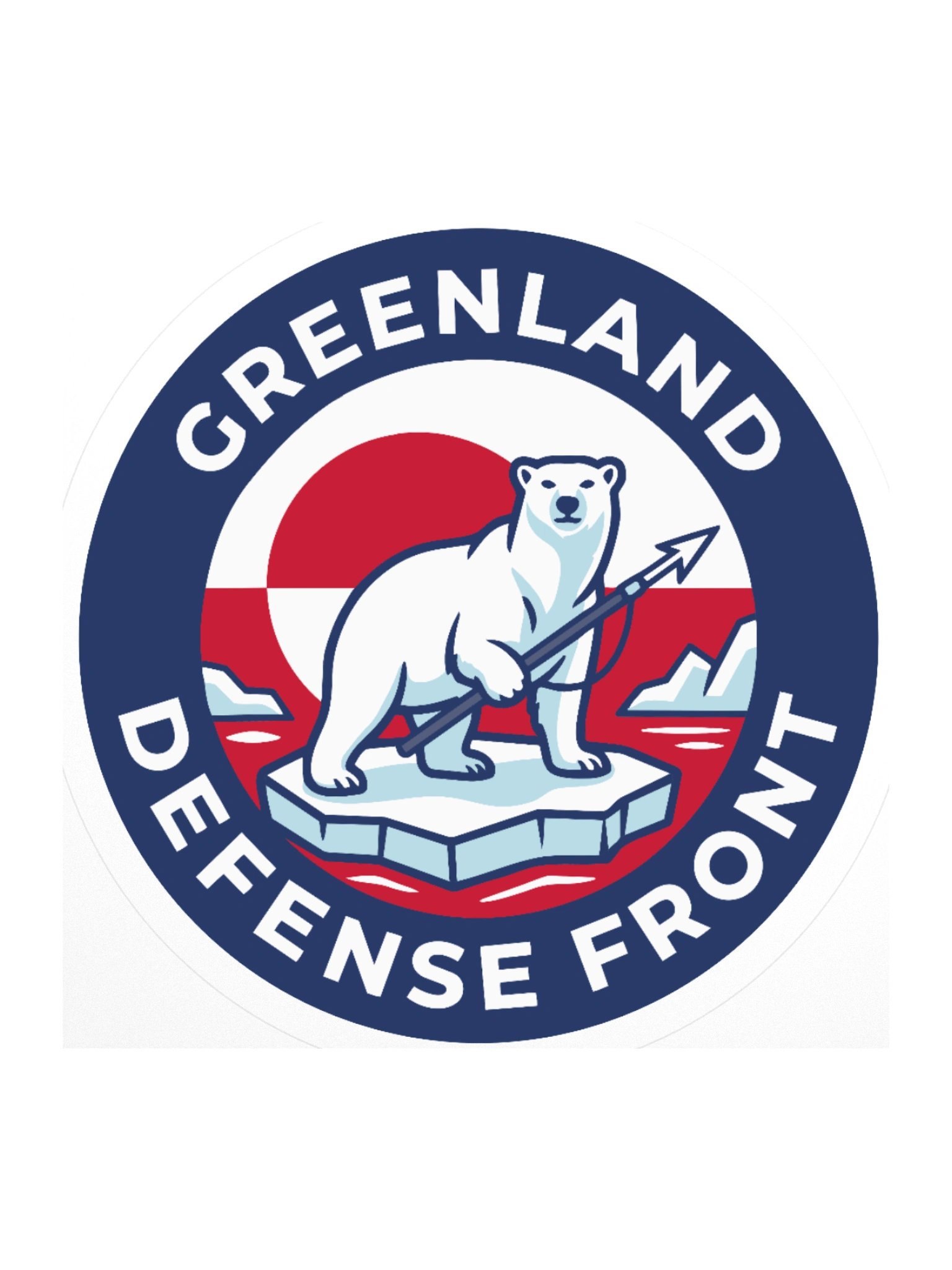 Sticker of the Greenland Defense Front product image (2)