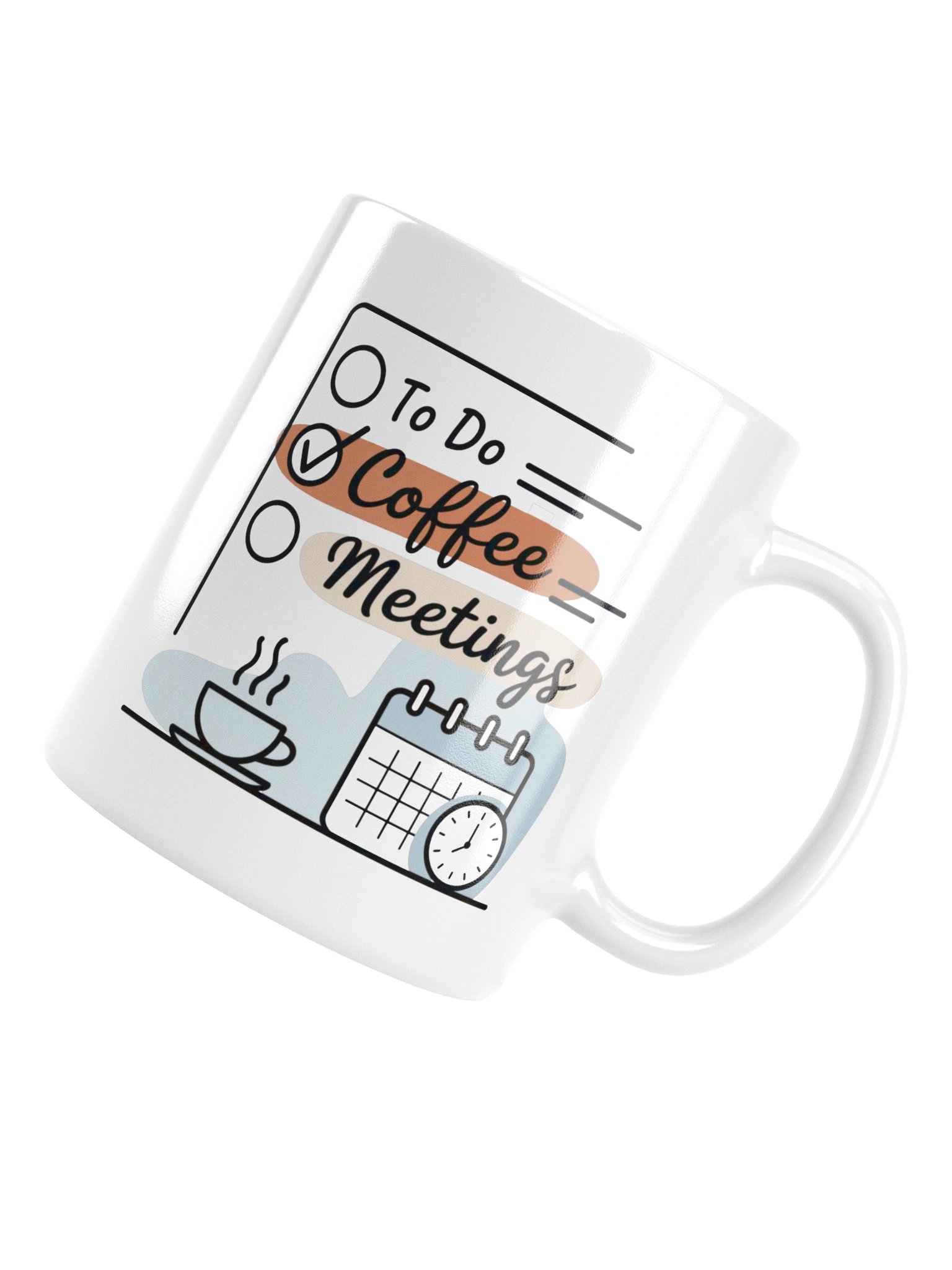 Coffee First Meetings Later Boss Mug – Office Humor Gift product image (17)